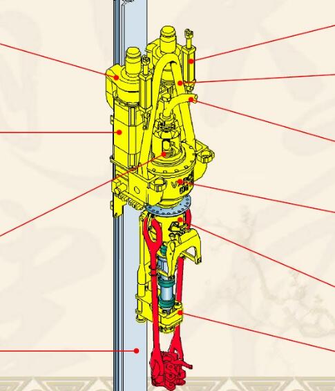 10659831-001,   POWER DERRICK LOOP #1 (444MCM,BLK/WHT/RED MASKED CONNECTORS), 135FT