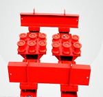 The operating component system of endless rope continuous tractor is mainly composed of the following parts