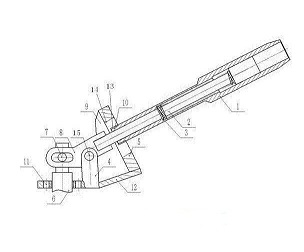 Piston Rod, Part # 02-08M, For ZQ203-100  DRILL PIPE TONG