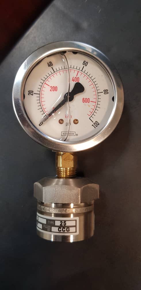 25-510-100-PSI，NOSHOK，Pressure gauge