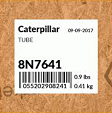 8N7641 CAT TUBE fits