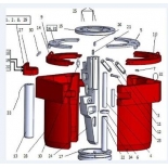 YQ8Y.1.1-1C back clamp planetary claw