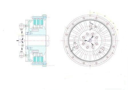 ШПМ500 pneumatic clutch