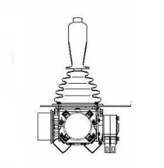 SYSK 250-0 EC BRAKE HAND THROTTLE, 1-21V